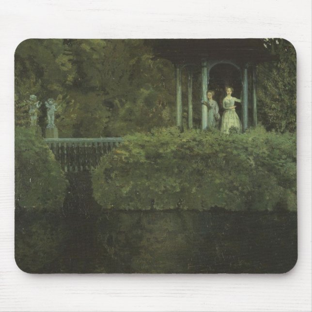 Island of Love (by Konstantin Somov) Mouse Mat (Front)