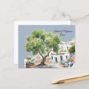 Island of Mykonos, Greece  Postcard