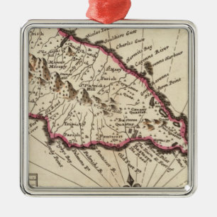 Island of St Christophers Metal Tree Decoration