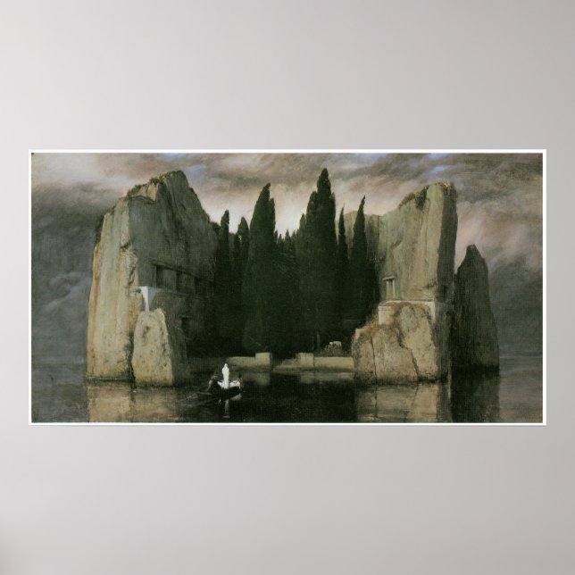 Island of the Dead, 1883 Arnold Bocklin Poster (Front)
