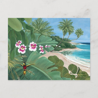ISLAND ORCHIDS by Diana S Martin Postcard