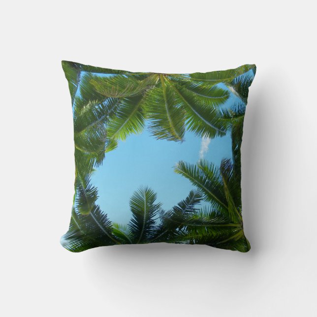 Island Palm Cushion (Front)
