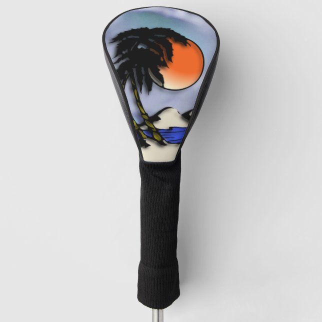 Island Paradise Golf Head Cover (Front)