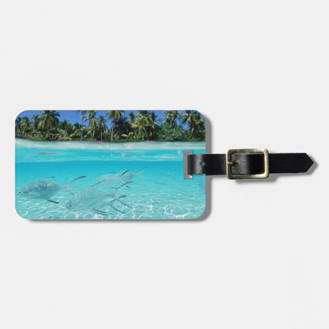 Island Paradise Luggage Tag (Front Horizontal)