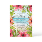 Island Paradise Tropical Palms and Flowers Wedding