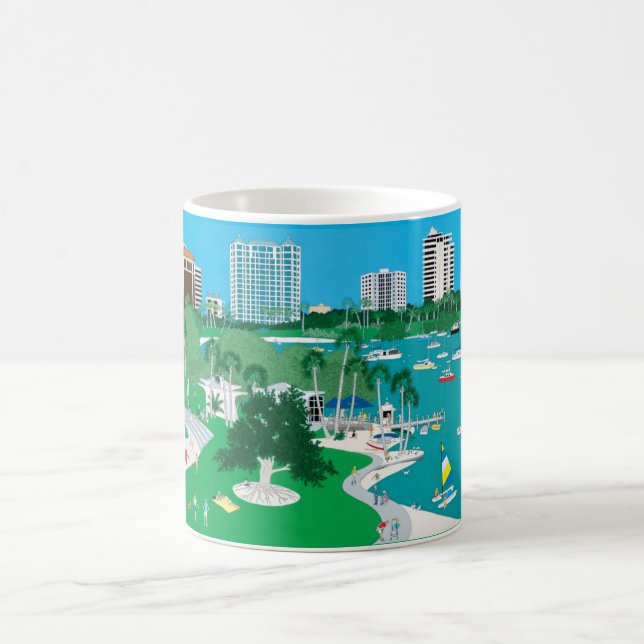 Island Park Sarasota, Florida Coffee Mug (Center)
