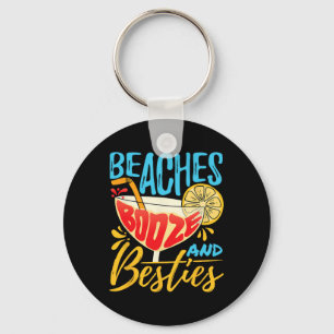 Island Party Beach Bachelorette - Beaches Booze An Key Ring
