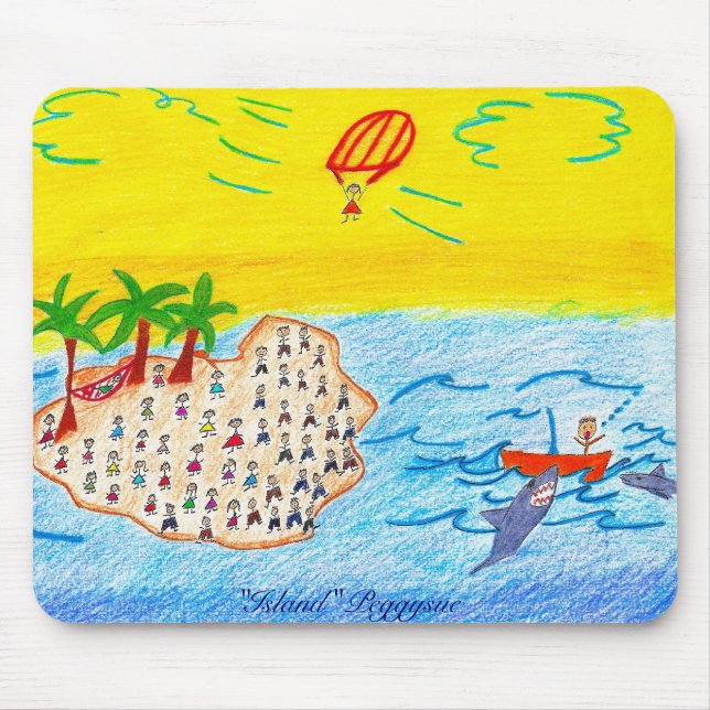 Island,Peggysue, Mouse Mat (Front)