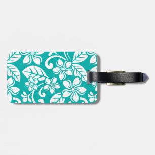 ISLAND PLUMERIA (AQUAMARINE) Luggage Tag