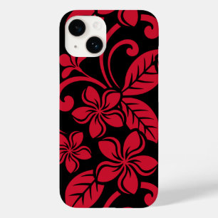 ISLAND PLUMERIA (BLACK/RED) Case-Mate iPhone 14 CASE