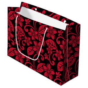 ISLAND PLUMERIA (BLACK/RED) Gift Bag