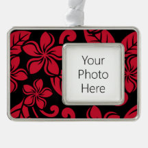 ISLAND PLUMERIA (BLACK/RED)