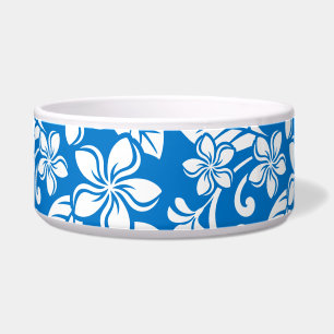 ISLAND PLUMERIA (BLUE SKY) Ceramic Pet Bowl