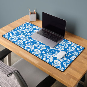 ISLAND PLUMERIA (BLUE SKY) DESK MAT