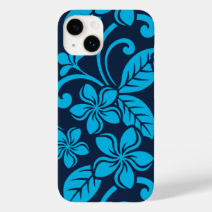 ISLAND PLUMERIA (BLUE x 2) Case-Mate iPhone 14 Case