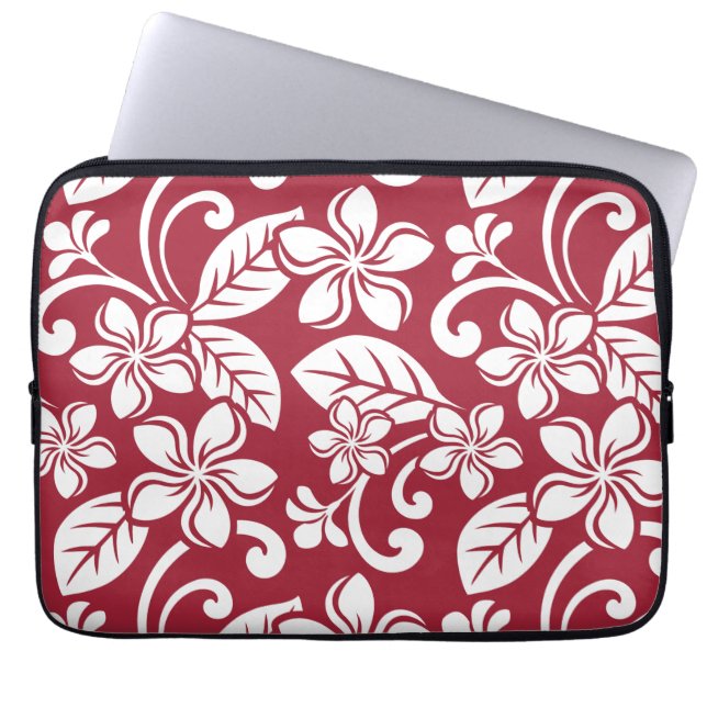 ISLAND PLUMERIA (CARDINAL RED) Electronics Bag (Front)