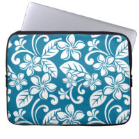 ISLAND PLUMERIA (CARIBBEAN BLUE) Electronics Bag