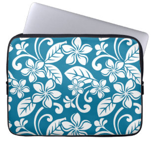 ISLAND PLUMERIA (CARIBBEAN BLUE) Electronics Bag