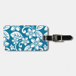 ISLAND PLUMERIA (CARIBBEAN BLUE) LUGGAGE TAG