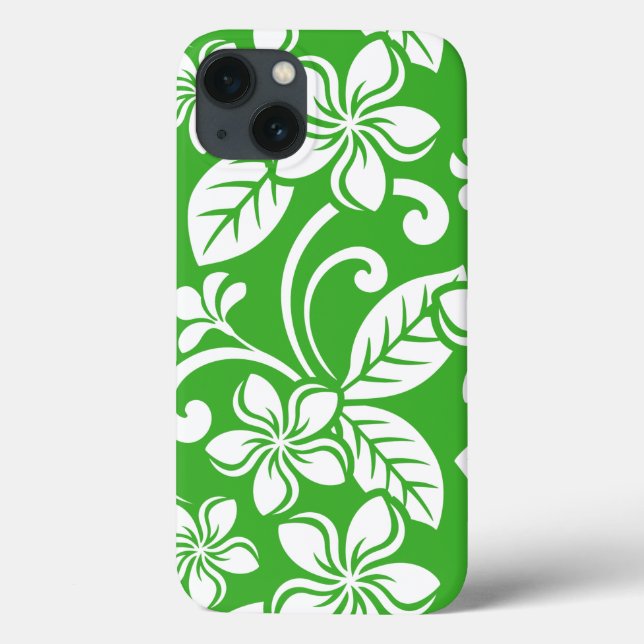 ISLAND PLUMERIA (CITRUS GREEN) Case-Mate iPhone CASE (Back)