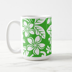 ISLAND PLUMERIA (CITRUS GREEN) COFFEE MUG