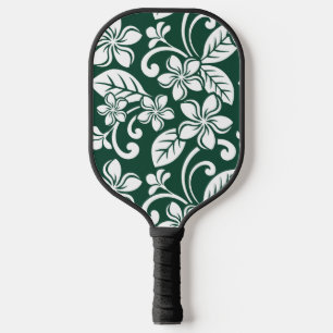 ISLAND PLUMERIA (FOREST GREEN) PICKLEBALL PADDLE