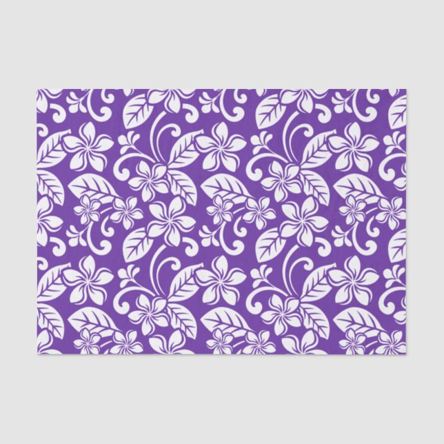 ISLAND PLUMERIA (GRAPE) TISSUE PAPER (Front)