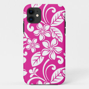 ISLAND PLUMERIA (HOT PINK) iPhone 11 CASE