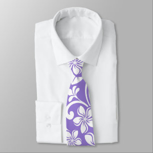 ISLAND PLUMERIA (LAVENDER) TIE