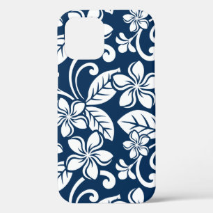 ISLAND PLUMERIA (NAVY BLUE) iPhone 12 CASE