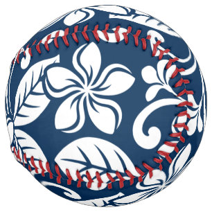ISLAND PLUMERIA (NAVY) SOFTBALL