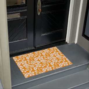 ISLAND PLUMERIA (ORANGE) DOORMAT