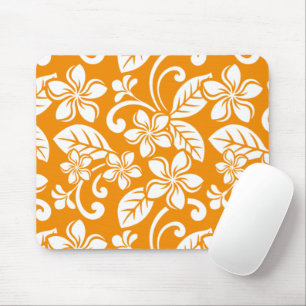 ISLAND PLUMERIA (ORANGE) MOUSE MAT