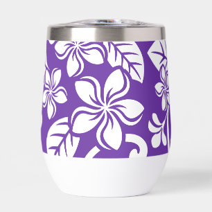 ISLAND PLUMERIA PATTERN IN PURPLE