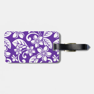 ISLAND PLUMERIA (PURPLE) LUGGAGE TAG