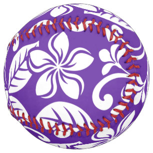 ISLAND PLUMERIA (PURPLE) SOFTBALL