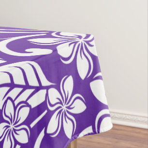 ISLAND PLUMERIA (PURPLE) TABLECLOTH