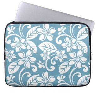 ISLAND PLUMERIA (SLATE BLUE) Electronics Bag