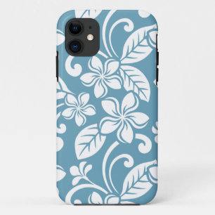 ISLAND PLUMERIA (SLATE BLUE) iPhone / iPad case