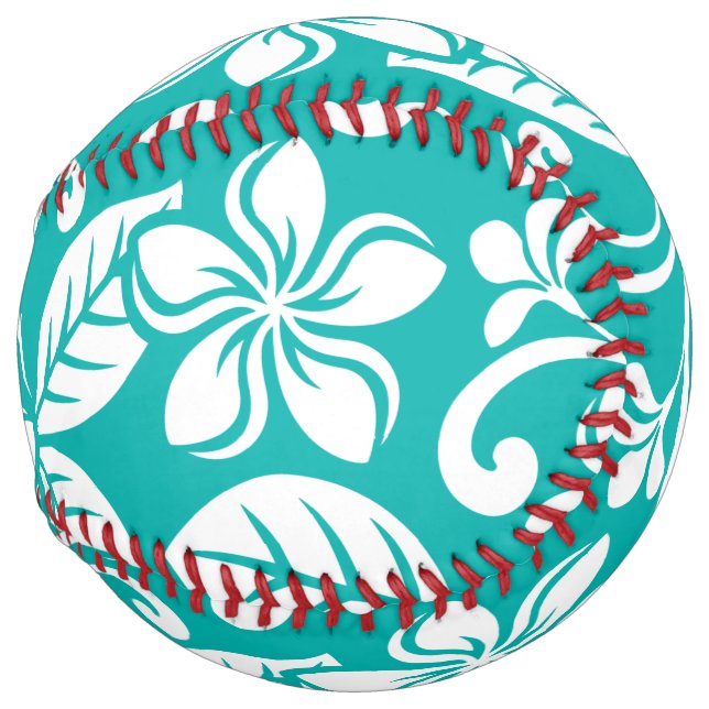 ISLAND PLUMERIA (TURQUOISE) SOFTBALL (Front Right)