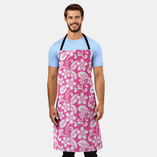 ISLAND PLUMERIA (WATERMELON PINK) APRON