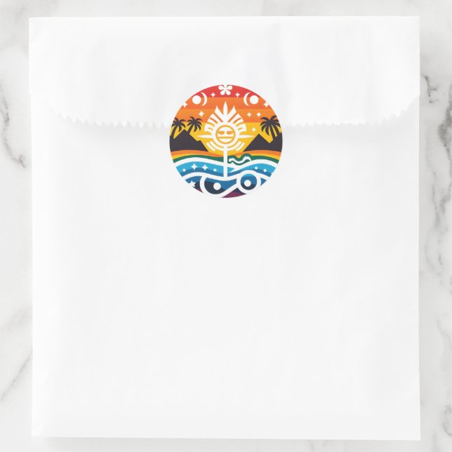 Island Pride Envelope Stickers (Bag)