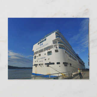 Island Princess: A Floating Paradise Postcard