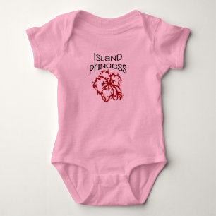 island princess baby bodysuit