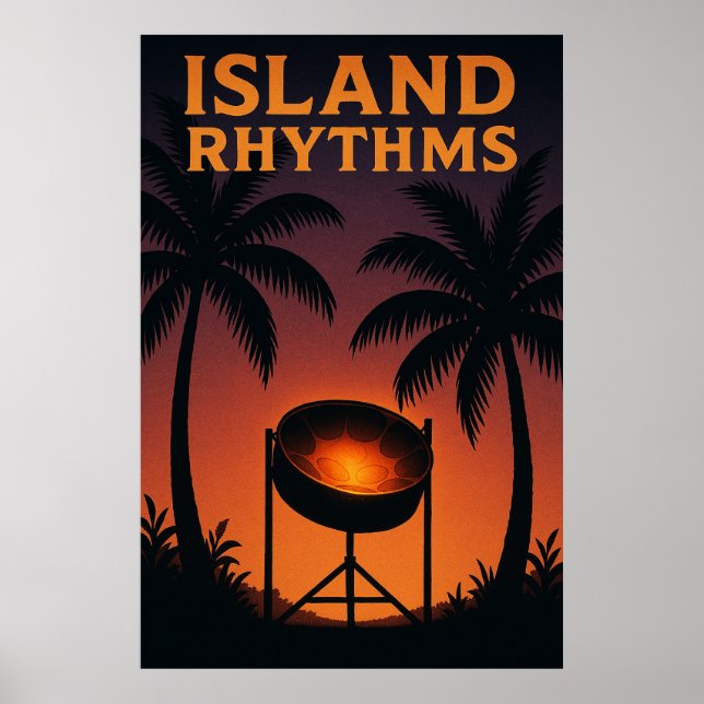 Island Rhythmsoster 41, Island Rhythms, Vintage  Poster (Front)