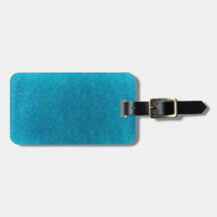 Island Sea Blue Watercolor - Teal and Aqua Luggage Tag