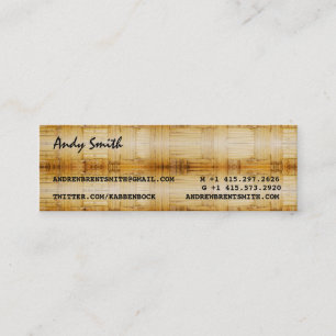 Island style business card