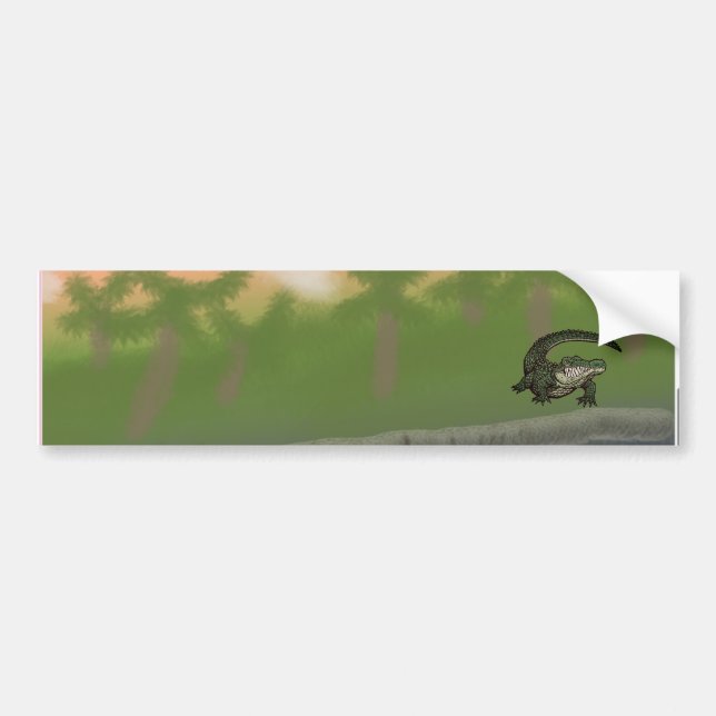 island sun gator edtion bumper sticker (Front)