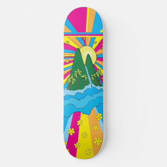 Island Sun Skateboard (Front)