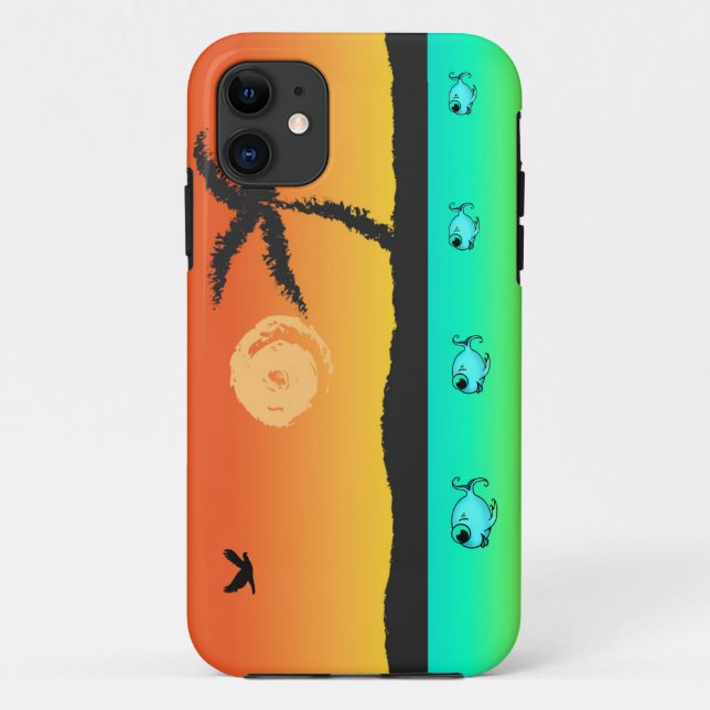 Island Sunset Case-Mate iPhone Case (Back)